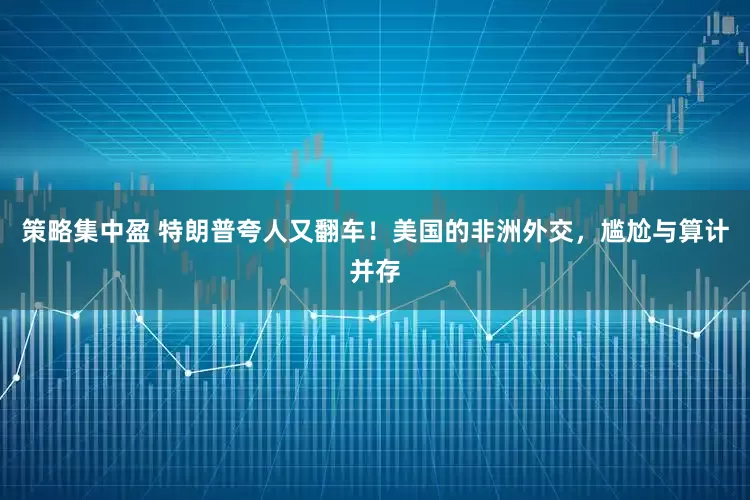 策略集中盈 特朗普夸人又翻车！美国的非洲外交，尴尬与算计并存